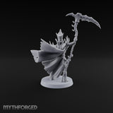 Unfurled and Unforgiving Vampire Lord with Banner and Skull Spirits On Foot — Scythe