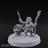 Willowy Halfling Protector Miniature for Dungeons and Dragons, Pathfinder or other TTRPGs