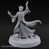 Flourishing With Magic Human Sorcereress Miniature for Dungeons and Dragons, Pathfinder or other TTRPGs