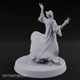 Flourishing With Magic Human Sorcereress Miniature for Dungeons and Dragons, Pathfinder or other TTRPGs