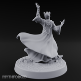 Flourishing With Magic Human Sorcereress Miniature for Dungeons and Dragons, Pathfinder or other TTRPGs