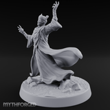Flourishing With Magic Human Sorcereress Miniature for Dungeons and Dragons, Pathfinder or other TTRPGs