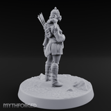 Serrated Blade Human Warrior Miniature for Dungeons and Dragons, Pathfinder or other TTRPGs
