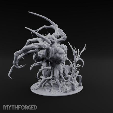 Nothing Brotherly About It Dunwich Horror with Horns, Claw-Limbs and Dead Trees