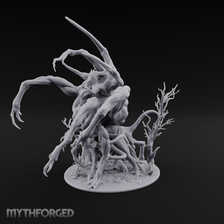 Nothing Brotherly About It Dunwich Horror with Horns, Claw-Limbs and Dead Trees