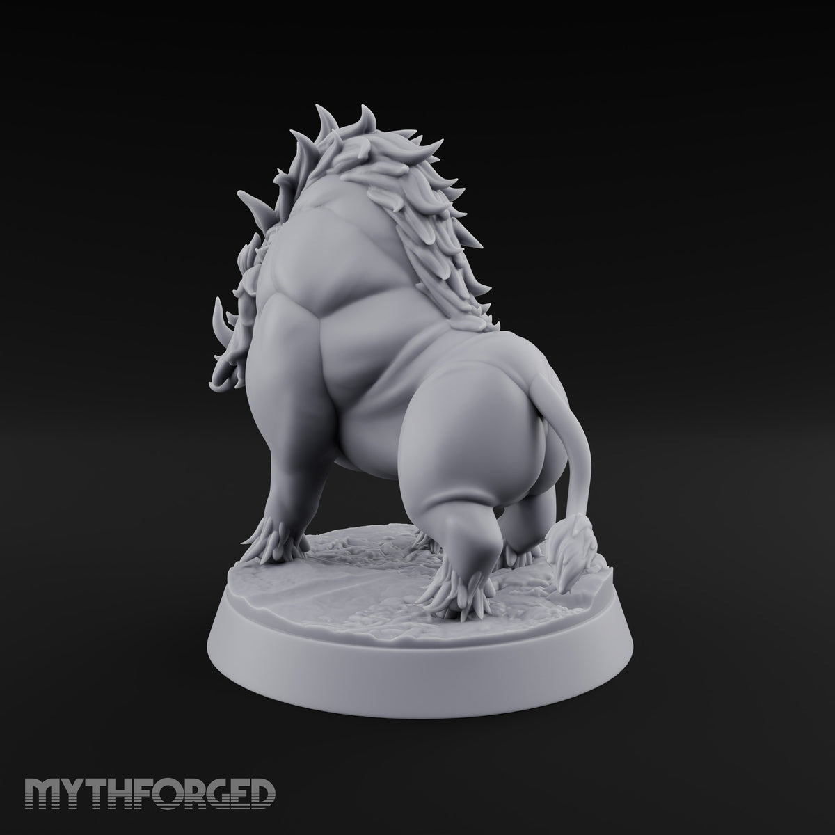 Mud on Both Tusks Boar Beast A