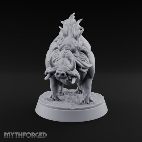 Mud on Both Tusks Boar Beast A