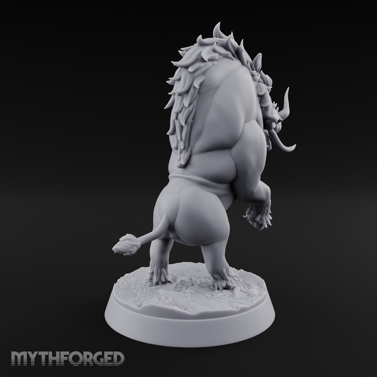 Mud on Both Tusks Boar Beast B