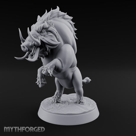 Mud on Both Tusks Boar Beast B
