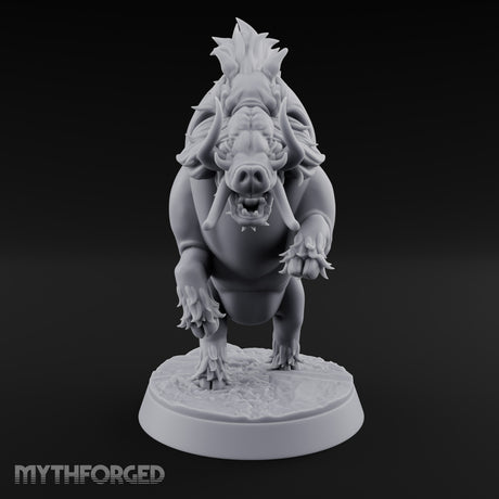 Mud on Both Tusks Boar Beast B
