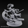 Wind Whipping Staff Spinning Oni Shaman