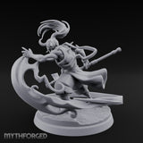 Wind Whipping Staff Spinning Oni Shaman