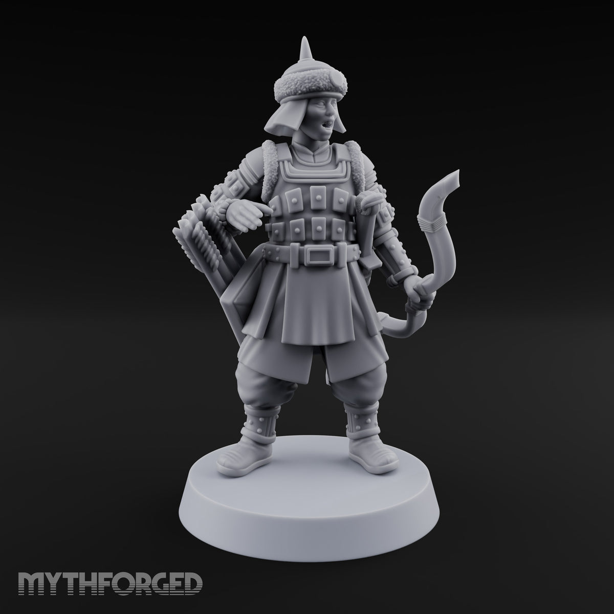 Steppe Wind at Their Backs Human Steppe Archers with Recurve Bows — E
