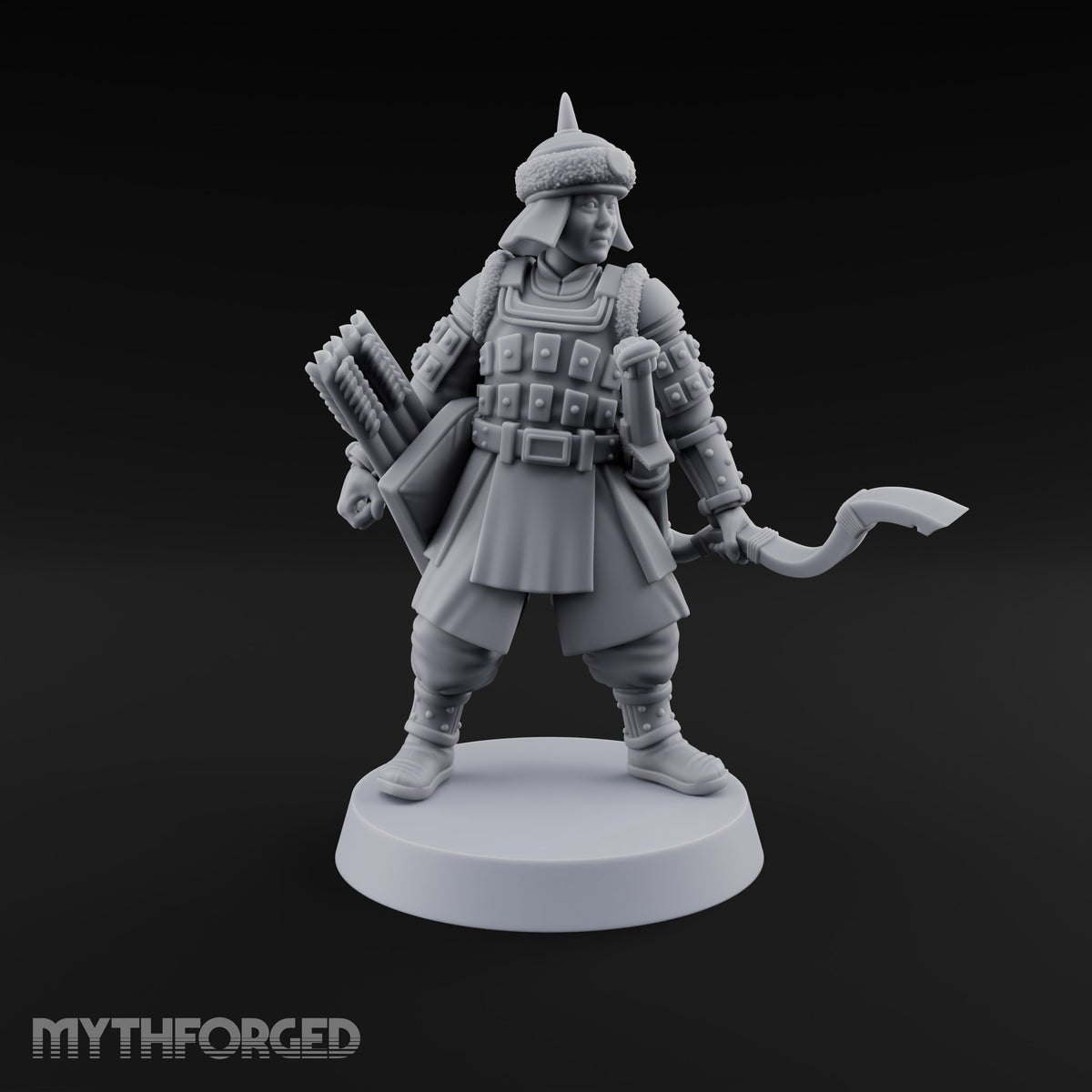 Steppe Wind at Their Backs Human Steppe Archers with Recurve Bows — F