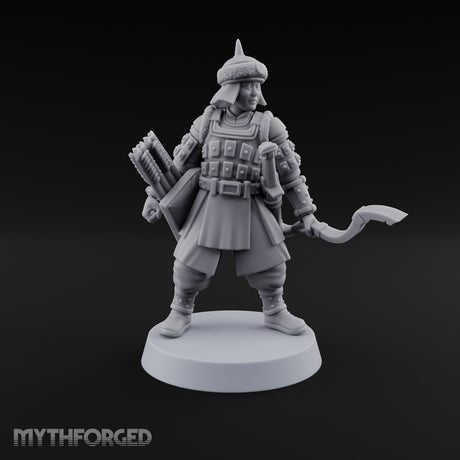 Steppe Wind at Their Backs Human Steppe Archers with Recurve Bows — F