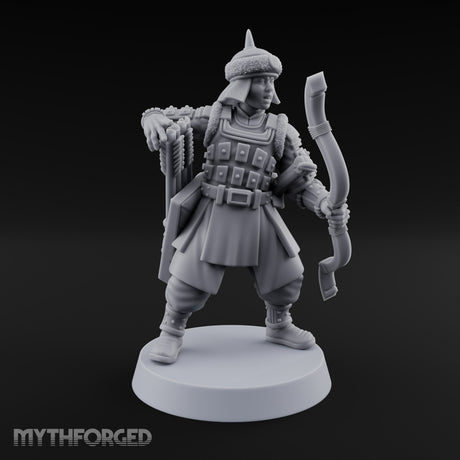 Steppe Wind at Their Backs Human Steppe Archer H