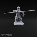 Pointed Opinions Human Steppe Spearmen with Studded Round Shields and Spiked Helms — A