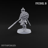 Pointed Opinions Human Steppe Spearmen with Studded Round Shields and Spiked Helms — B