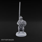 Pointed Opinions Human Steppe Spearmen with Studded Round Shields and Spiked Helms — G