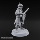 Shields Studded, Steel Singing Human Steppe Swordsman A