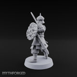 Shields Studded, Steel Singing Human Steppe Swordsman B