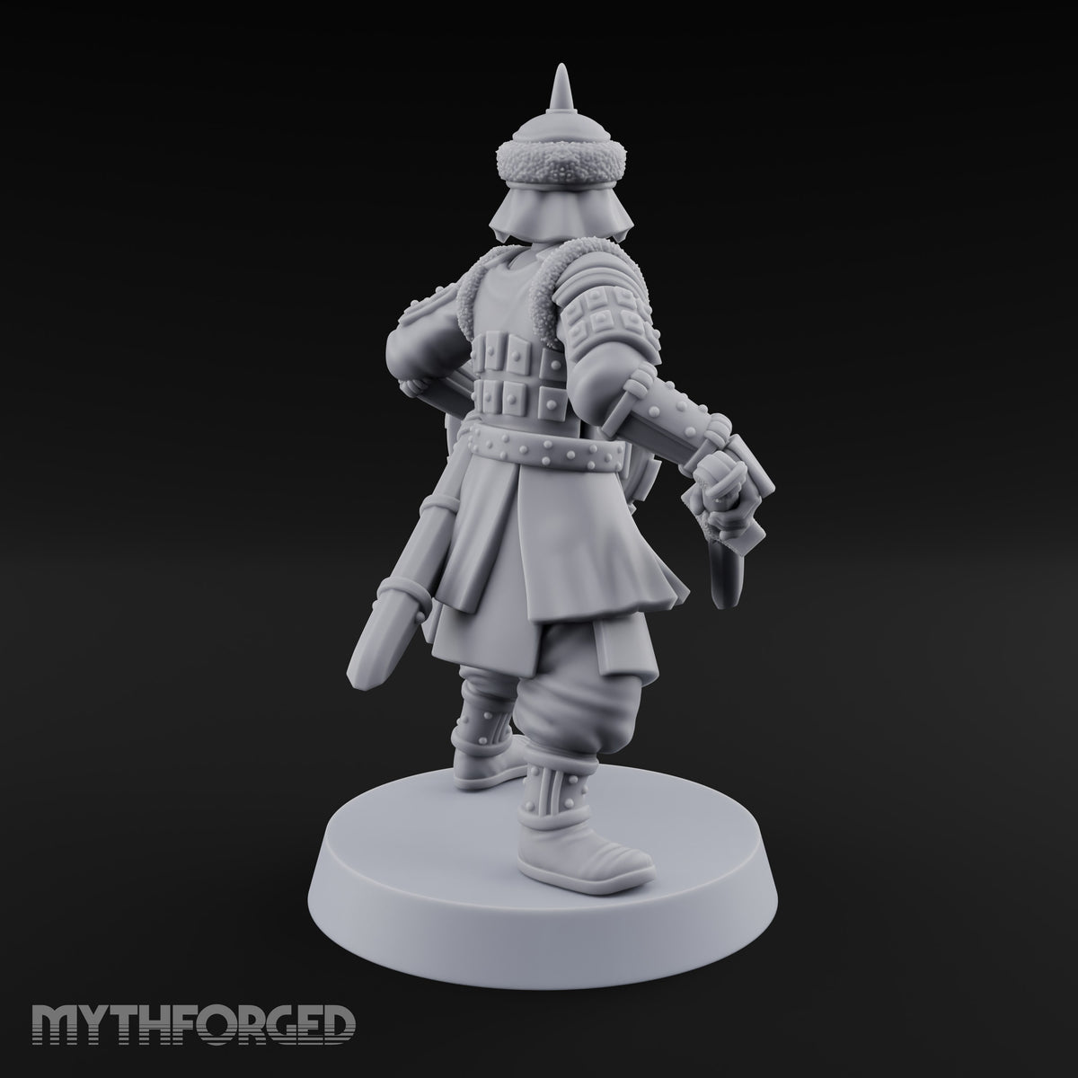Shields Studded, Steel Singing Human Steppe Swordsman D