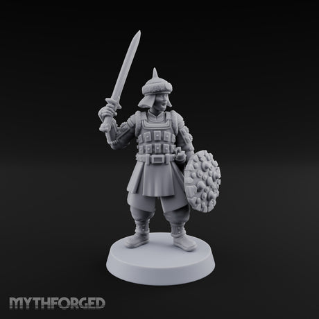 Shields Studded, Steel Singing Human Steppe Swordsman E