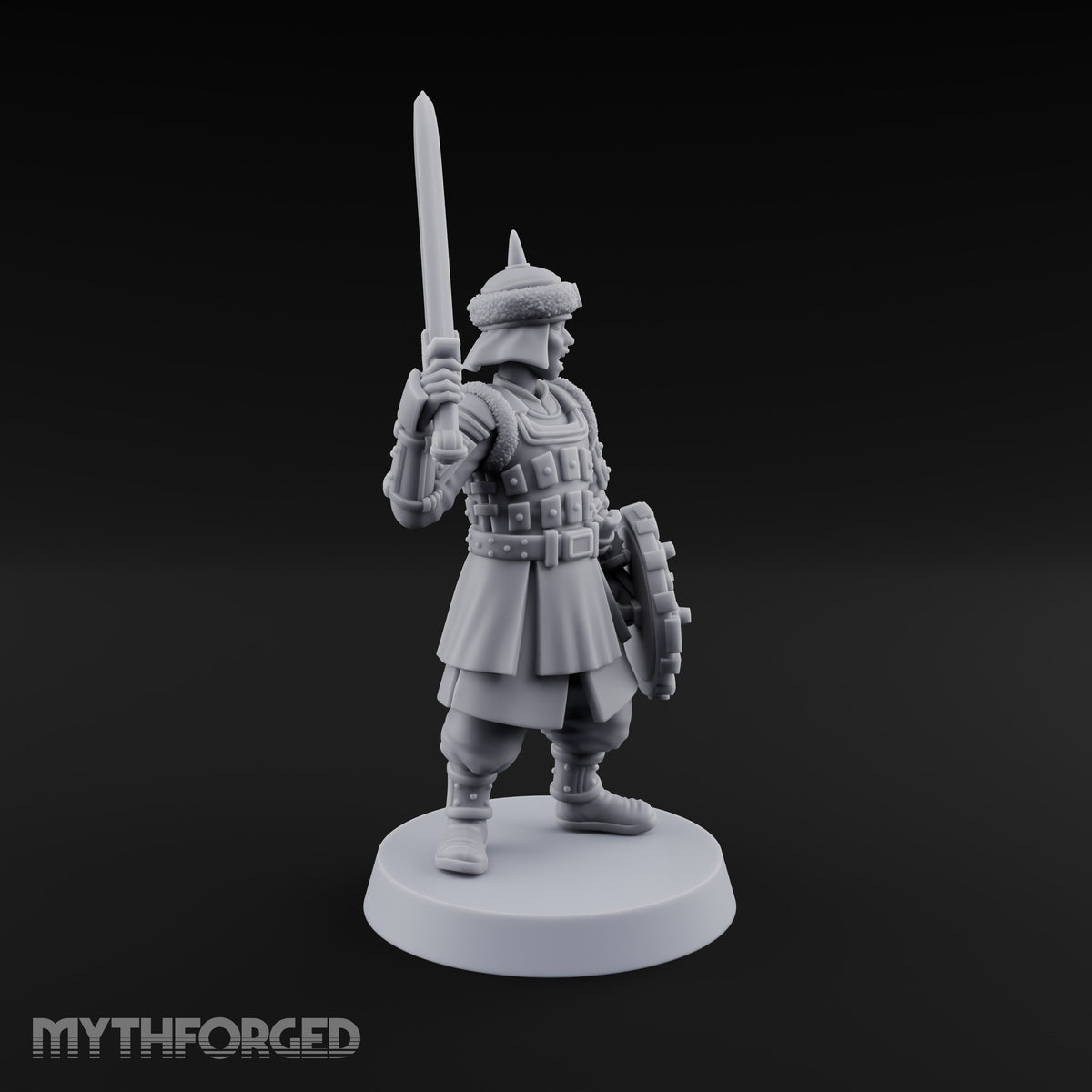 Shields Studded, Steel Singing Human Steppe Swordsman E