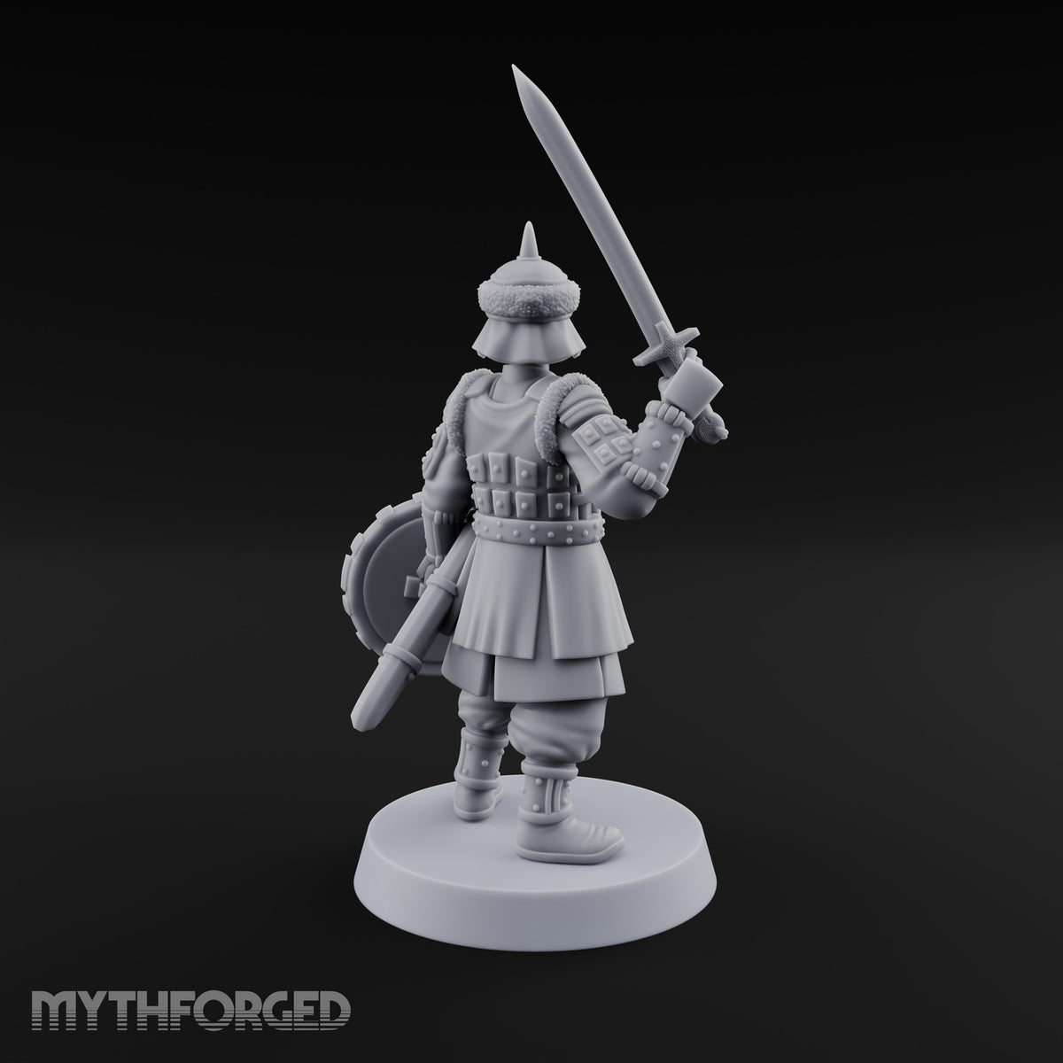 Shields Studded, Steel Singing Human Steppe Swordsman E