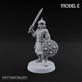 Shields Studded, Steel Singing Human Steppe Swordsman E