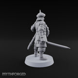 Shields Studded, Steel Singing Human Steppe Swordsman F