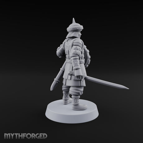 Shields Studded, Steel Singing Human Steppe Swordsman F