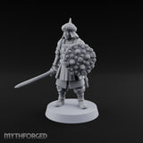 Shields Studded, Steel Singing Human Steppe Swordsman F