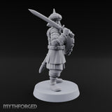 Shields Studded, Steel Singing Human Steppe Swordsman G