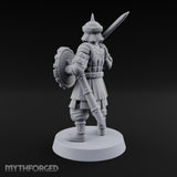 Shields Studded, Steel Singing Human Steppe Swordsman G