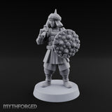 Shields Studded, Steel Singing Human Steppe Swordsman G