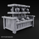 Vintage Needs Pressing Wooden Winery Furniture B
