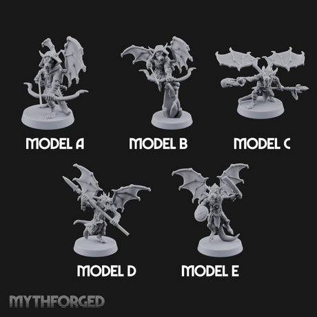 Wing Flapping Flying Kobolds — Full Set