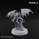 Wing Snapping Vargouille A Miniature for Dungeons and Dragons, Pathfinder or other TTRPGs
