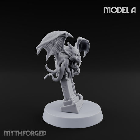 Wing Snapping Vargouilles Miniature for Dungeons and Dragons, Pathfinder or other TTRPGs