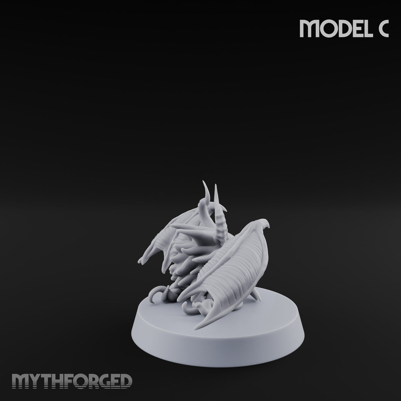 Wing Snapping Vargouilles Miniature for Dungeons and Dragons, Pathfinder or other TTRPGs