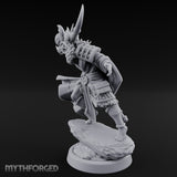 Winged Staff Wielding Shaman Miniature for Dungeons and Dragons, Pathfinder or other TTRPGs