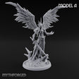 Wings Spread Descending Seraph Warrior A