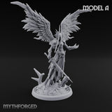 Wings Spread Descending Seraph Warrior A gallery 1