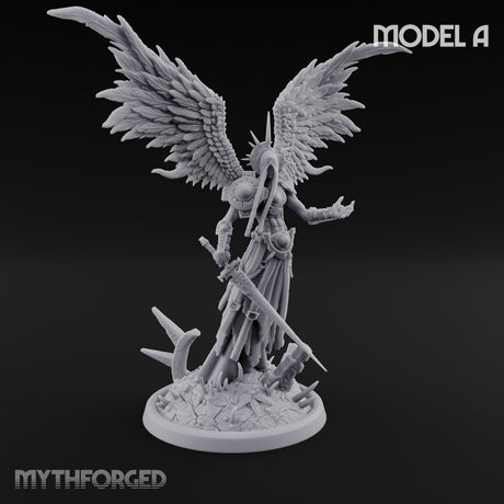 Wings Spread Descending Seraph Warrior A gallery 1