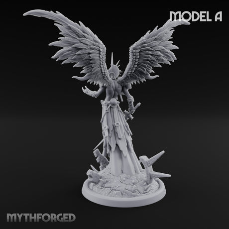 Wings Spread Descending Seraph Warrior A gallery 5
