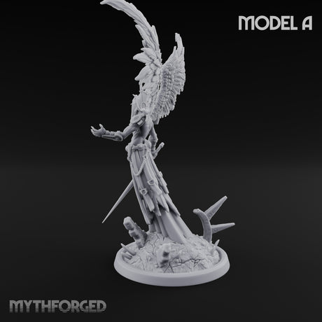 Wings Spread Descending Seraph Warrior A gallery 6