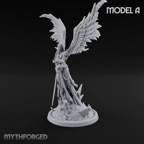 Wings Spread Descending Seraph Warrior A gallery 7