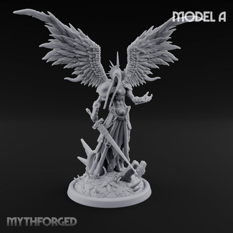 Wings Spread Descending Seraph Warrior A gallery 9