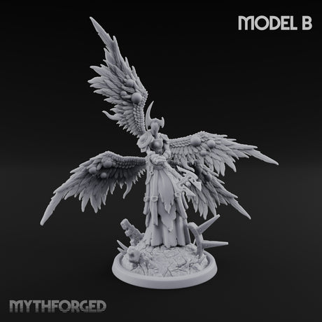 Wings Spread Descending Seraph Warrior B gallery 8